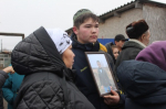 Сегодня в Мокроусе простились с участником специальной военной операции рядовым Ренатом Дурбаковым.