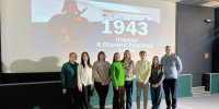 Связь времён: работники саратовских ведомств почтили память героев Сталинградской битвы в кинотеатре «Победа» - Федоровский район